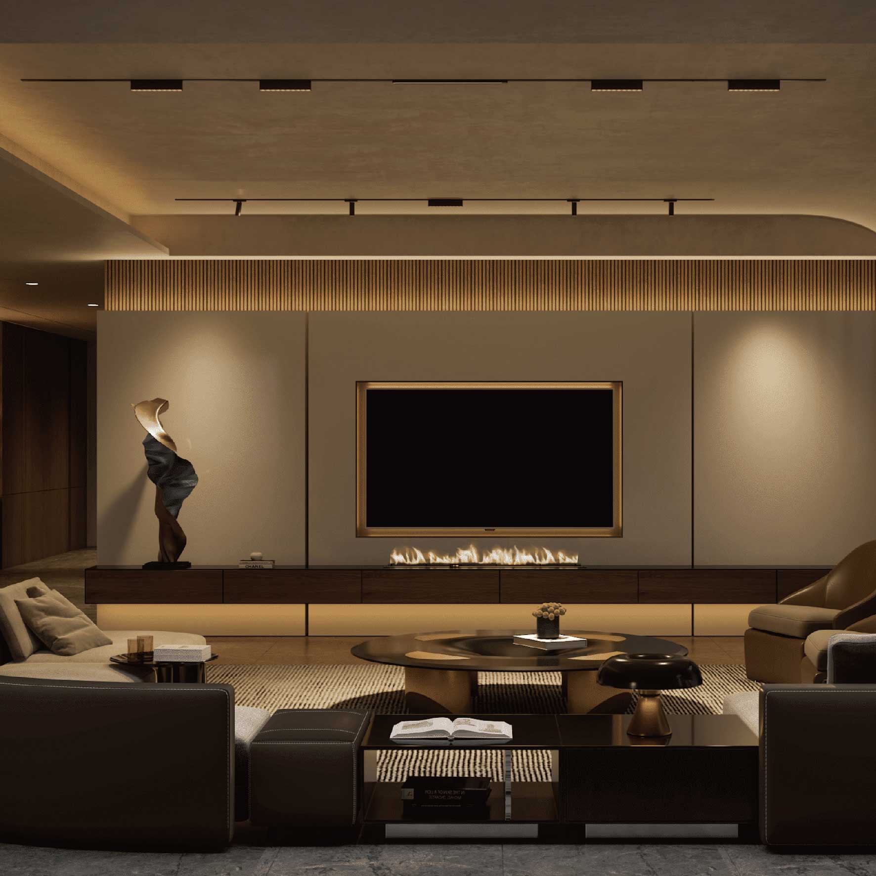 磁吸無主燈方案