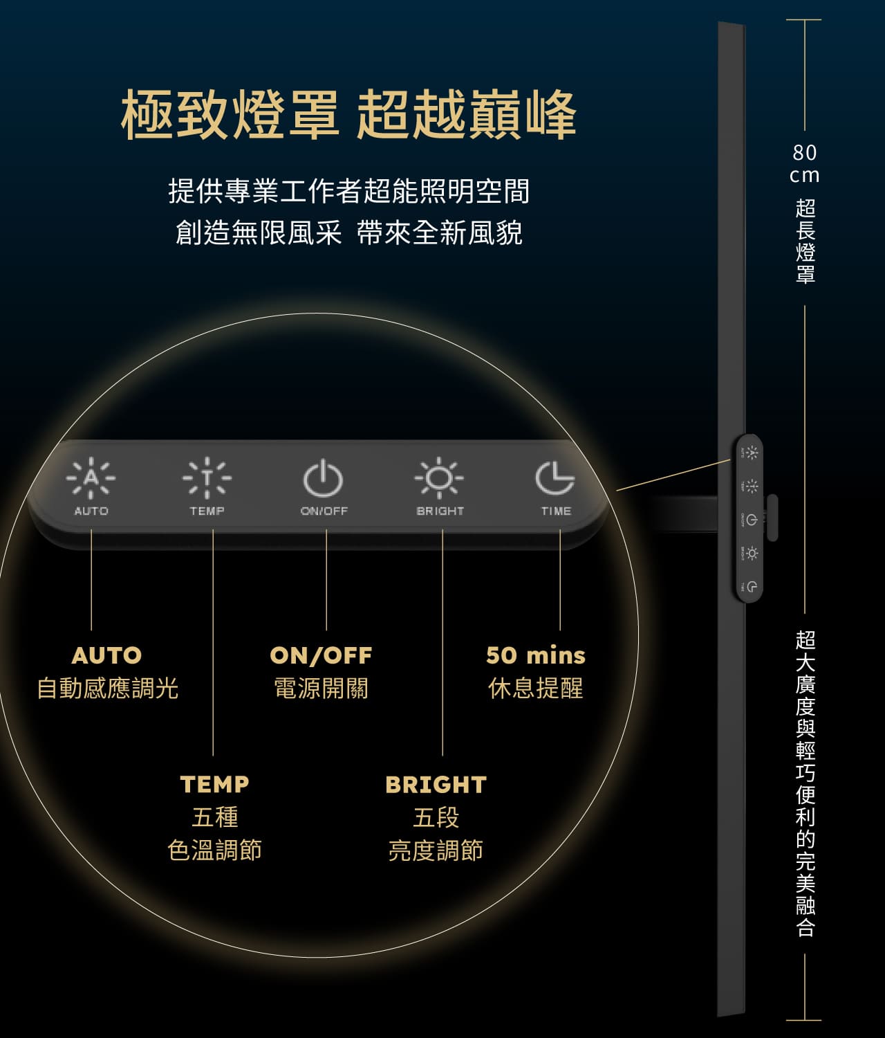 TIMAX Professional 黑_ 喜光全光譜專業護眼